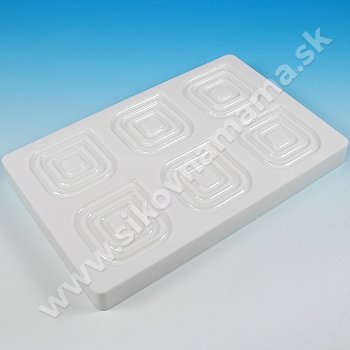 M Forma na čokoládu Martellato štvorce