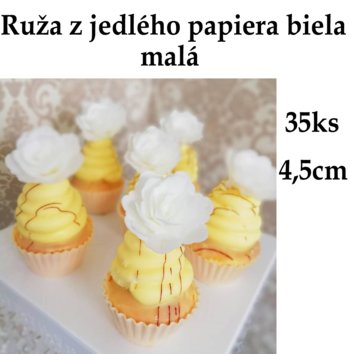 kvety z jedlého papiera, ruže na tortu, jedlé ruže na tortu