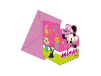 Disney pozvánky Minnie 6ks