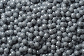 Cukrové perly Strieborné perleť 5mm 80g