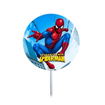 Farebný akrylový zápich - Spiderman 4