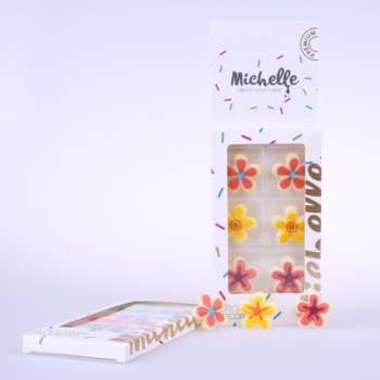 M čokoládové kvietky MIX 3 druhy