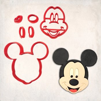 Plastová vykrajovačka Sada Mickey mouse
