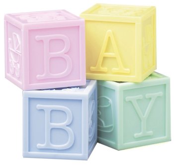 C Plastové kocky BABY 4ks