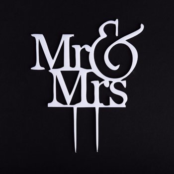 Akrylový zápich Mr&Mrs