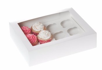 krabička na cupcakes, papierová krabička na muffiny