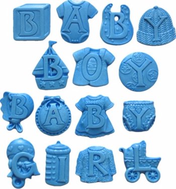 Silikónová forma Baby letters B172