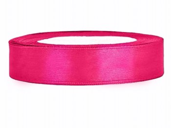 Saténová stuha tm. ružová(006) 1,2cm/25m