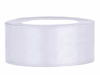 Saténová stuha biela(008) 2,5cm/25m