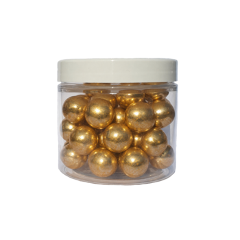 M Choco Crispy Ball- Metallic Gold 100g