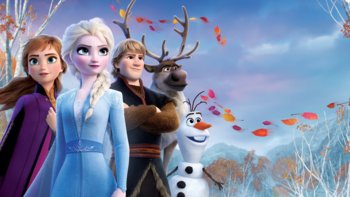 Frozen II - jedlý obrázok na tortu A4