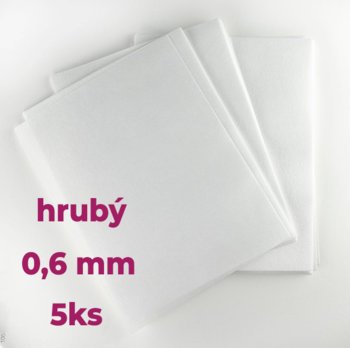 Jedlý papier waflový 5ks hrubý