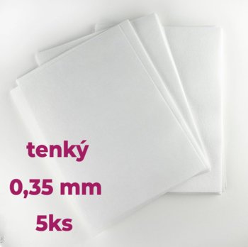 Jedlý papier waflový 5ks tenký