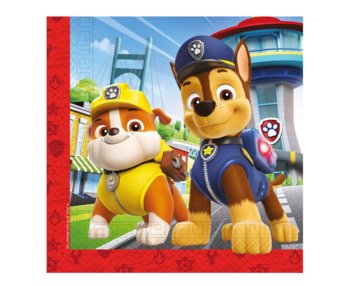 Disney servítky Paw Patrol- Chase, Rubble, 33x33cm