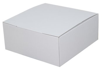 Tortová krabica biela PEVNÁ 35x35x15cm 50ks
