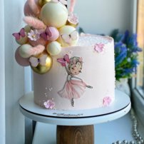 Baletka - jedlý obrázok na tortu