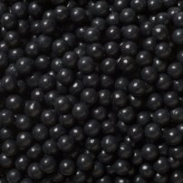 Cukrové perly Čierne 5mm 80g