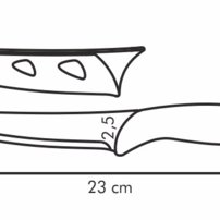 Tescoma- Antiadhézny nôž univerzálny PRESTO TONE 12 cm