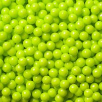 Cukrové perly Limetkovo zelené 5mm 80g
