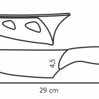 Tescoma- Antiadhezny nôž kuchársky PRESTO TONE 17 cm
