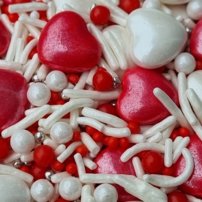 cukrový posyp na tortu, jedlý posyp, jedlé guličky na tortu