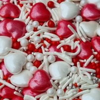 cukrový posyp na tortu, jedlý posyp, jedlé guličky na tortu