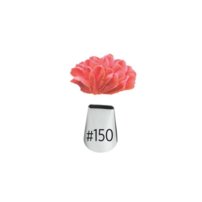 nerezová špička na zdobenie krémom