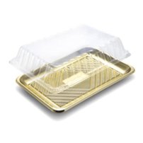 Zlatá podložka s vrchnákom 27*19