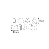 Tesc-Vykrajovače vianočné Delícia 9ks