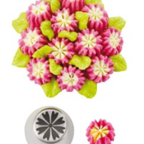 Zdobiaca 3D kovová špička B2