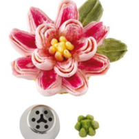 Zdobiaca 3D kovová špička B6