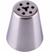 Zdobiaca 3D kovová špička B6