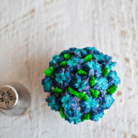 Zdobiaca 3D kovová špička C6