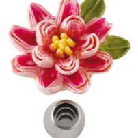 Zdobiaca 3D kovová špička C2