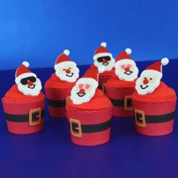 PME košíčky + cukrové ozdoby Claus