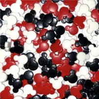 cukrový posyp na tortu, posyp mickey mouse, jedlý posyp na tortu, jedlý cukrový posyp na cupcake