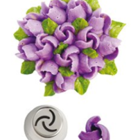 Zdobiaca 3D kovová špička E3