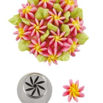 Zdobiaca 3D kovová špička E4