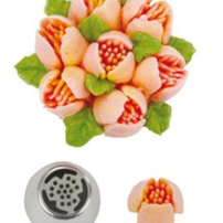 Zdobiaca 3D kovová špička E5