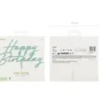 PD zápich  Happy Birthday zelený