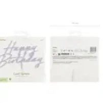 PD zápich  Happy Birthday fialový