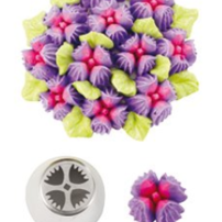 Zdobiaca 3D kovová špička I6