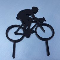 Akrylový zápich - Cyklista