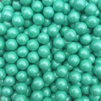 Cukrové perly Mätovo zelené perleť 5mm 80g