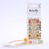 M Čokoládové margarétky  3 vzory 6ks 19015