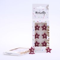 M Čokoládové kvety LILI fialové 6ks 11116