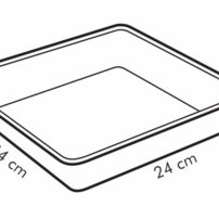 Tescoma- Plech na pečenie štvorcový DELICIA 24 x 24 cm