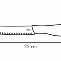 Tescoma- Nôž desiatový SONIC 12 cm, 6 ks