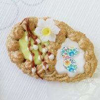 Folklórne vajíčka z jedlého papiera stredné 10ks
