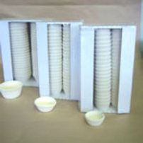 T košíčky CLASSIC biele 1000ks 35x21mm